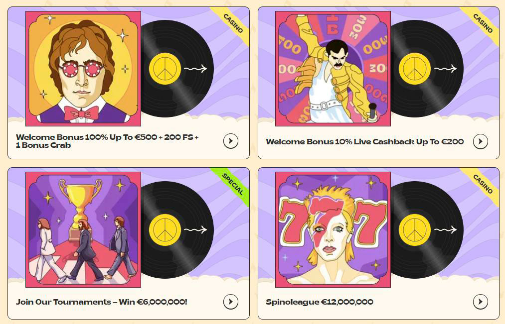 bonuses at vinyl casino